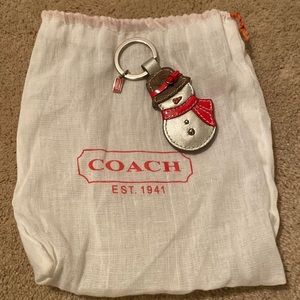 COACH Snowman Key Chain
